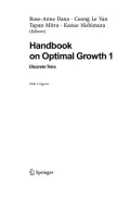 Handbook of Optimal Growth 1: Discrete Time