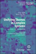 Unifying Themes in Complex Systems B: New Research: Proceedings of the Third International Conference on Complex Systems, Vol. 3