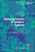Unifying Themes in Complex Systems A: Overview: Proceedings of the Third International Conference on Complex Systems, Vol. 3
