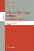 Wireless Algorithms, Systems, and Applications