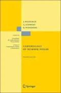 Cohomology of Number Fields