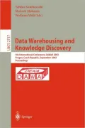 Data Warehousing and Knowledge Discovery