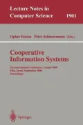 Cooperative Information Systems: 7th International Conference, CoopIS 2000, Eilat, Israel, September 6-8, 2000, Proceedings