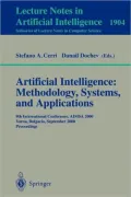 Artificial Intelligence: Methodology, Systems, and Applications
