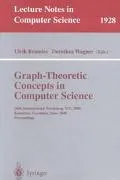 Graph Theoretic Concepts in Computer Science 26th International Workshop, Wg 2000 Konstanz