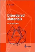 Disordered Materials : An Introduction