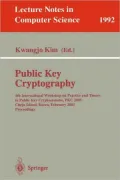 Public Key Cryptography