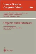 Objects and Databases