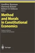 Method and Morals in Constitutional Economics