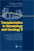 Transplantation in Hematology and Oncology II