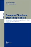 Conceptual Structures: Broadening the Base