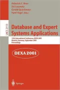 Database and Expert Systems Applications: 12th International Conference, DEXA 2001, Munich, Gemany, September 3-5, 2001: Proceedings