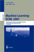 Machine Learning: ECML 2001
