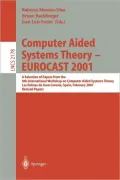 Computer Aided Systems Theory - EUROCAST 2001