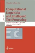 Computational Linguistics and Intelligent Text Processing