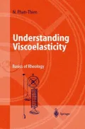 Understanding Viscoelasticity : Basics of Rheology