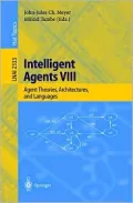 Intelligent Agents VIII