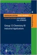 Group 13 Chemistry III