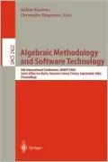 Algebraic Methodology and Software Technology