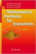 Mathematical Formulas for Economists