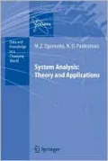 System Analysis : Theory and Applications
