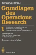 Grundlagen Des Operations Research