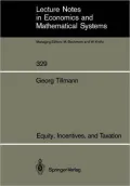 Equity, Incentives, and Taxation
