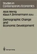 Demographic Change and Economic Development