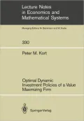 Optimal Dynamic Investment Policies of a Value Maximizing Firm