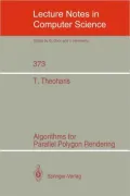 Algorithms for Parallel Polygon Rendering