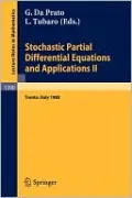 Stochastic Partial Differential Equations and Applications II