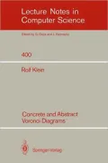 Concrete and abstract Voronoi diagrams