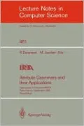 Attribute Grammars and their Applications