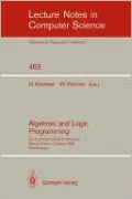 Algebraic and Logic Programming