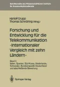 Forschung Und Entwicklung Fur Die Telekommunikation Internationaler Vergleich Mit Zehn Landern