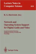 Network and Operating System Support for Digital Audio and Video