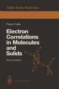 Electron Correlations in Molecules and Solids