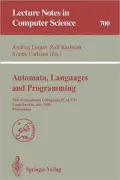 Automata, Languages and Programming, Vol. 20