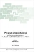 Program Design Calculi