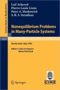 Nonequilibrium Problems in Many-Particle Systems
