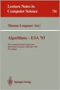 Algorithms - ESA '93