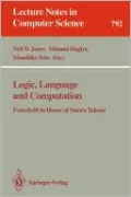 Logic, Language and Computation