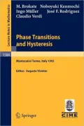 Phase Transitions and Hysteresis