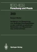 Verfahren Zur Bewertung Von Auftragsdurchlaufzeiten in Den Indirekt-Produktiven Bereichen Von Maschinenbau-Unternehmen