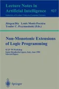 Non-Monotonic Extensions of Logic Programming