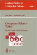 Computer Science Today by Jan van Leeuwen — book cover