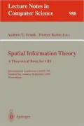 Spatial Information Theory, Vol. 988