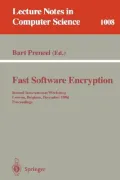 Fast Software Encryption: Second International Workshop, Leuven, Belgium, December 14-16, 1994  Proceedings