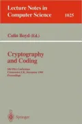 Cryptography and Coding