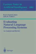 Evaluating Natural Language Processing Systems, Vol. 108
